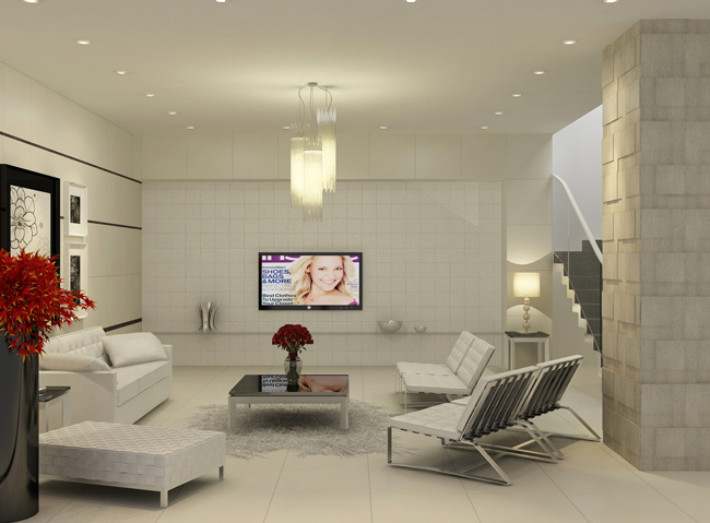 Dựa vào đặc điểm của nhà cấp 4 để lựa chọn gạch ốp tường phòng khách phù hợp