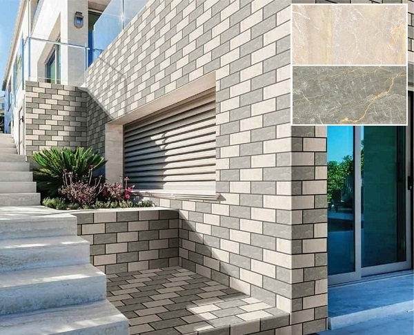 Một số lưu ý khi chọn gạch ốp tường ngoài trời