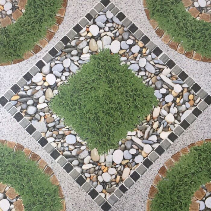 Gạch giả cỏ được ưa chuộng sử dụng ở các công trình sân vườn