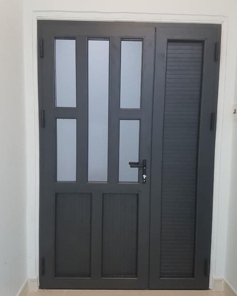 Ưu điểm của cửa nhôm kính 2 cánh lệch