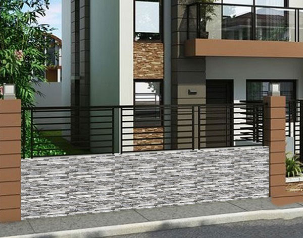 Cách chọn loại gạch ốp chân tường hàng rào bền đẹp