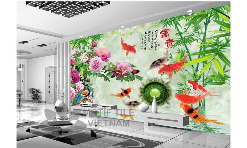 Sử dụng gạch ốp tường 3D để thay thế những bức tường đã trở nên nhàm chán