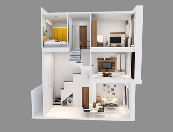 Báo giá chi phí xây nhà 1 trệt 1 lầu tại Hàm Tân, Bình Thuận