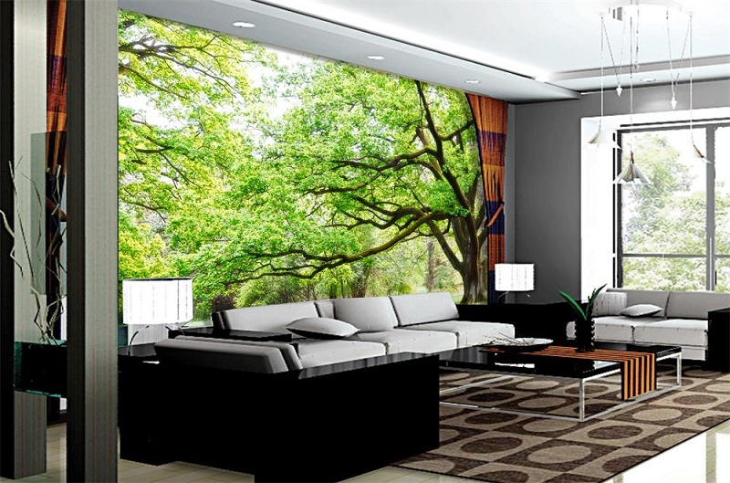 Các mẫu gạch ốp tường phòng khách 3D phổ biến