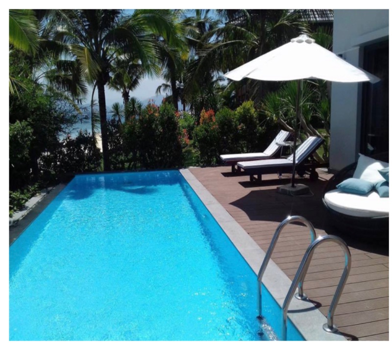 Ứng dụng sàn gỗ ngoài trời Greenwood vào thiết kế hồ bơi