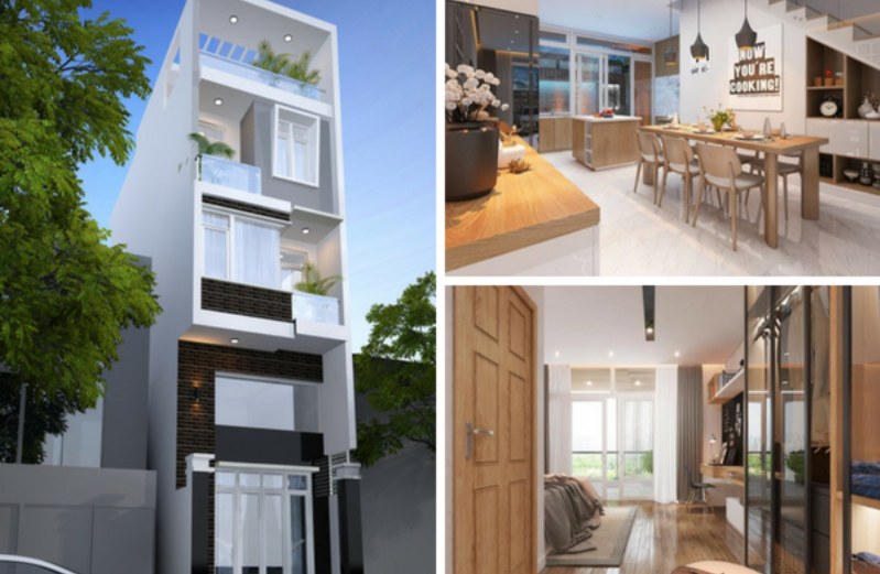 Báo giá chi phí xây nhà 1 trệt 3 lầu tại Châu Đức, Bà Rịa Vũng Tàu