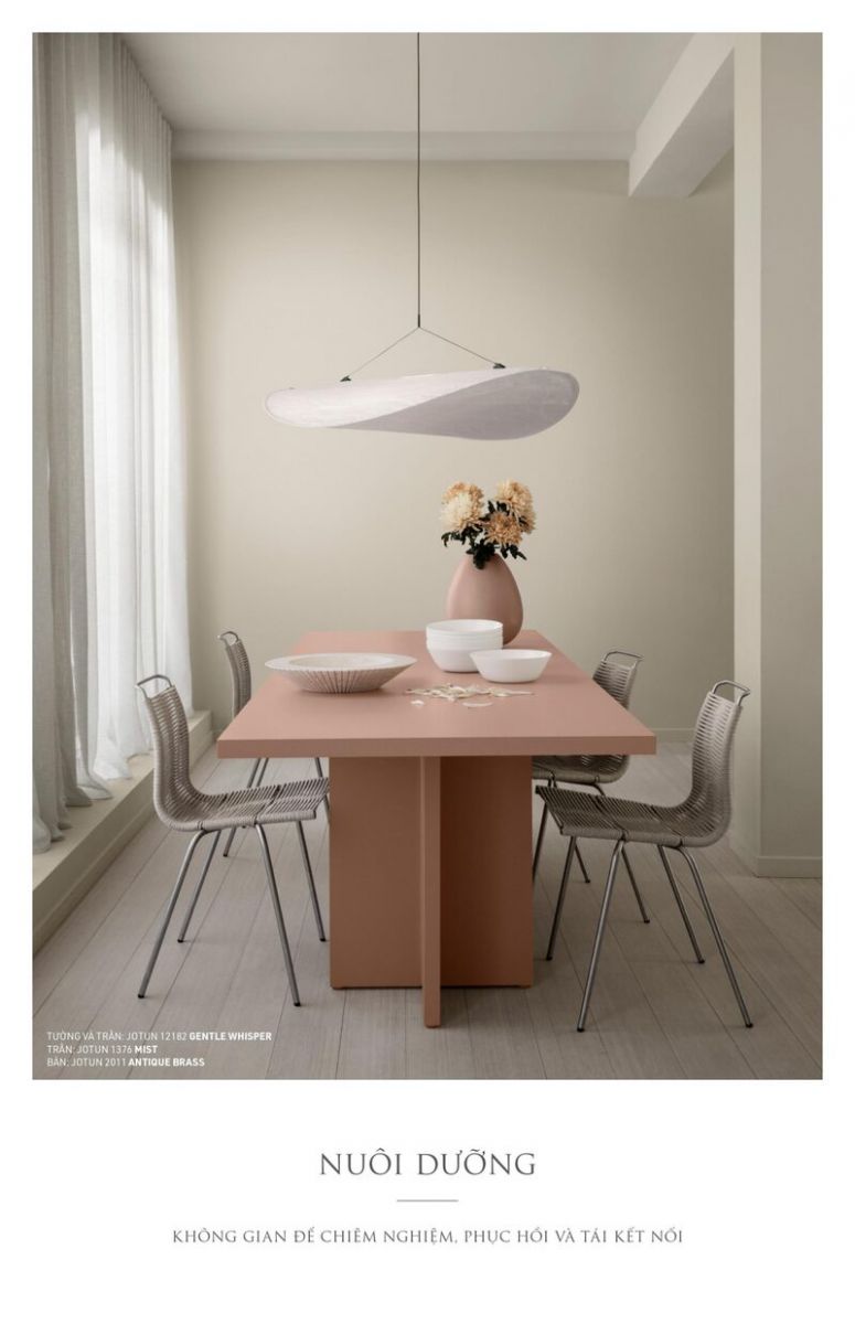 Màu xám nhạt tạo sự cuốn hút, độc đáo, nuôi dưỡng căn phòng