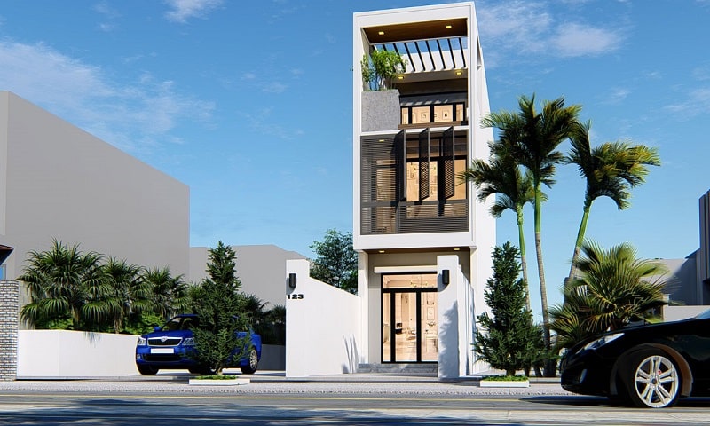 Báo giá chi phí xây nhà 1 trệt 2 lầu tại Bà Rịa Vũng Tàu chi tiết