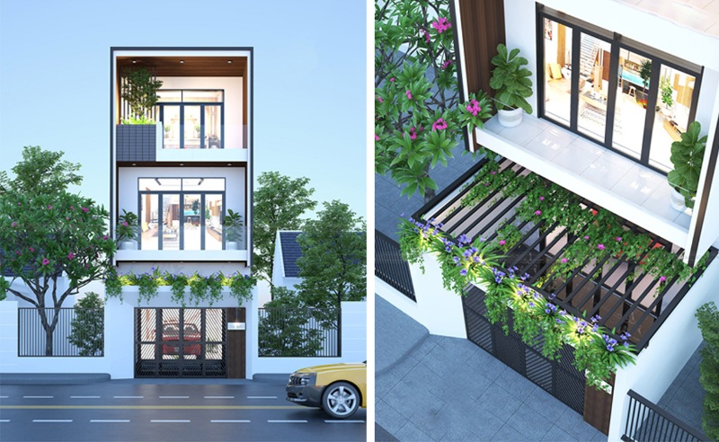 Các màu sơn nhà màu xanh đẹp