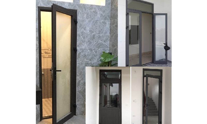 Cấu tạo của cửa nhôm kính dành cho phòng tắm