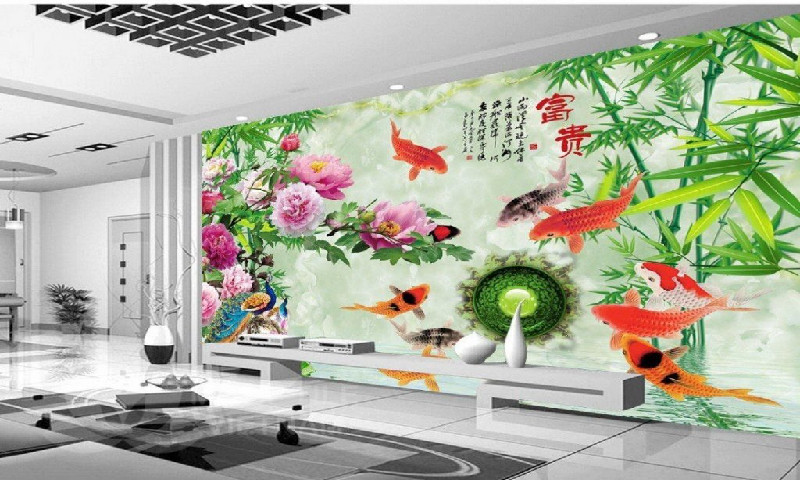 Vì sao nên sử dụng gạch ốp tường phòng khách 3D