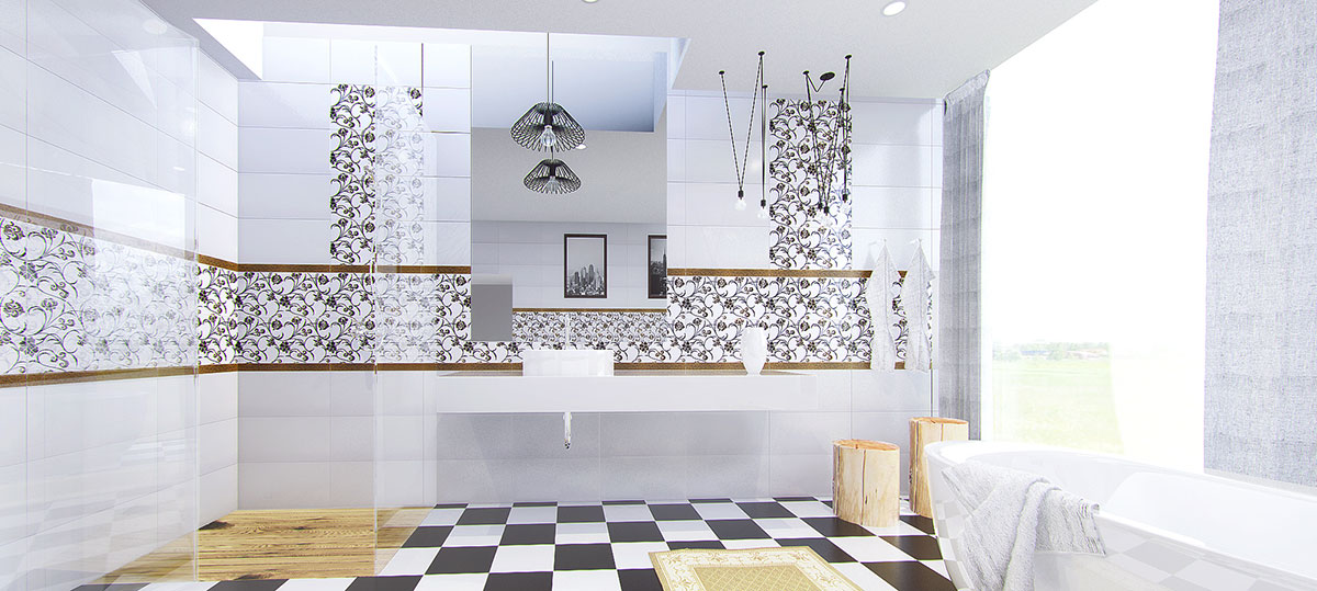 Những quy tắc cần nắm khi phối màu gạch điểm ốp tường trong phòng khách