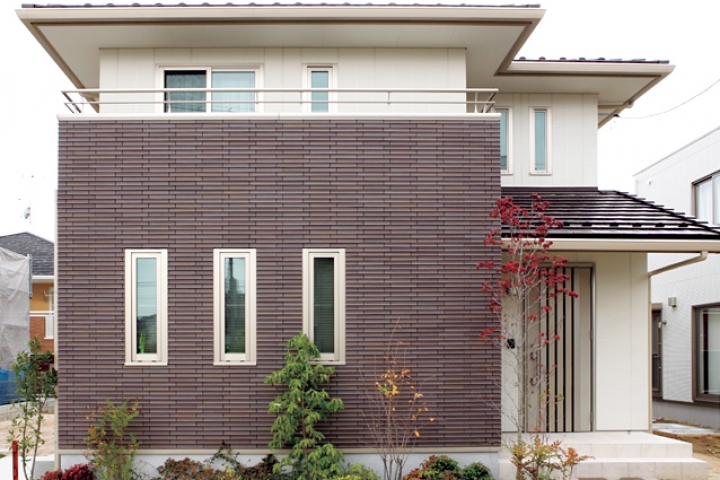 Gạch thẻ ốp tường ngoại thất phổ biến