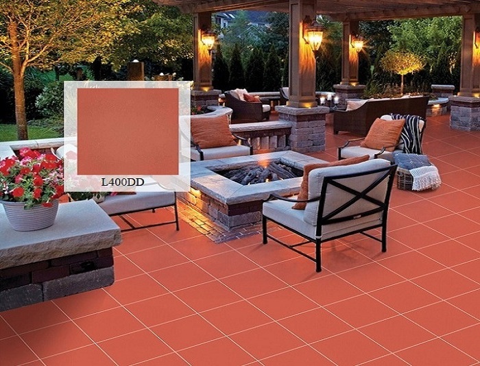 Đặc điểm của gạch lát nền màu đỏ 