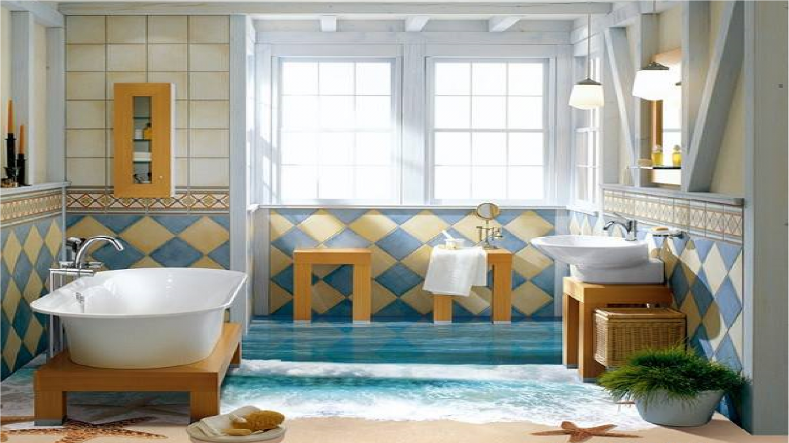 Lưu ý khi mua gạch 3D để lát nền nhà tắm