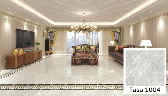 Tham khảo mẫu gạch lát nền phòng khách Viglacera đẹp mắt