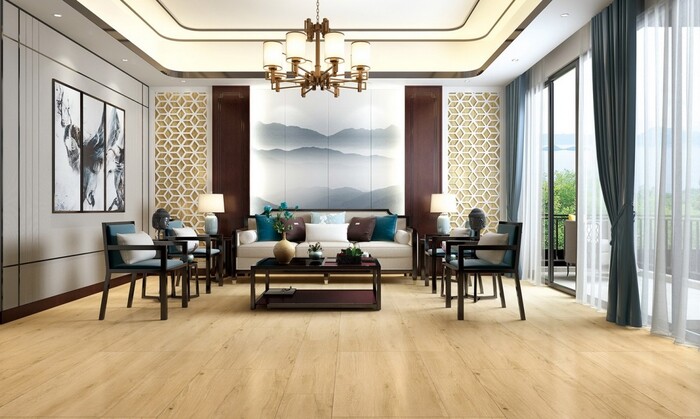 Gạch lát nền vân gỗ có ưu điểm gì vượt trội?