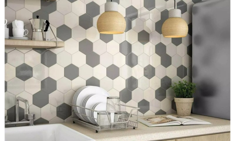 Các loại gạch lục giác ốp tường phổ biến