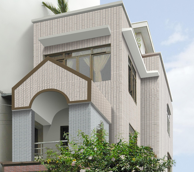 mẫu gạch ốp tường ngoài trời inax