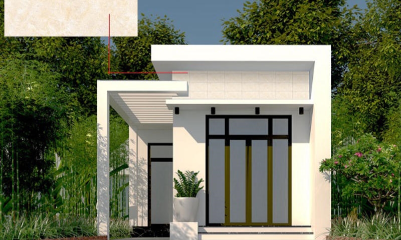 Những lý do thuyết phục nên sử dụng gạch ốp tường mặt tiền nhà cấp 4