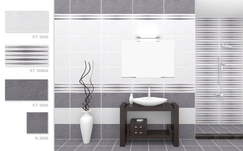 Gạch ốp tường 30×60 màu trắng thích hợp cho khu vực nào?