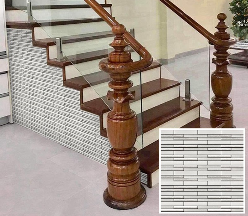 Có nên sử dụng gạch ốp tường vách cầu thang không?