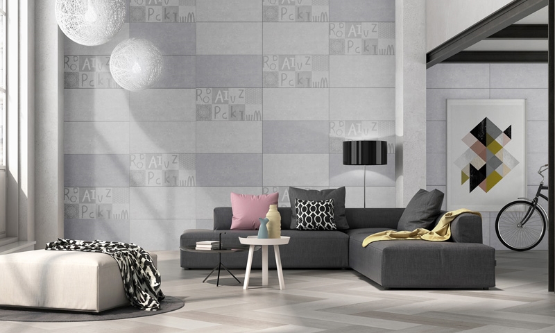 Điểm đặc biệt đến từ gạch ốp tường vân đá