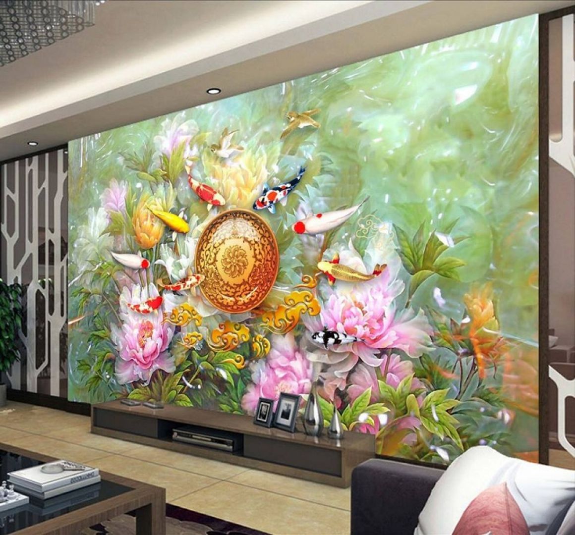 Vì sao nên sử dụng gạch ốp tường phòng khách 3D