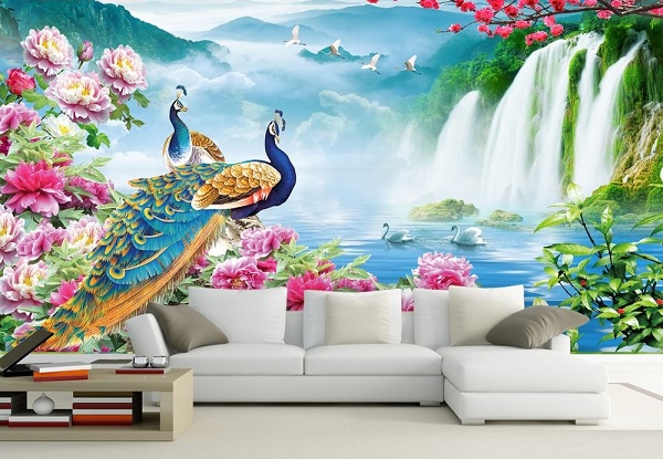 Lưu ý cách chọn gạch 3D ốp tường phòng khách phong thủy hợp tuổi