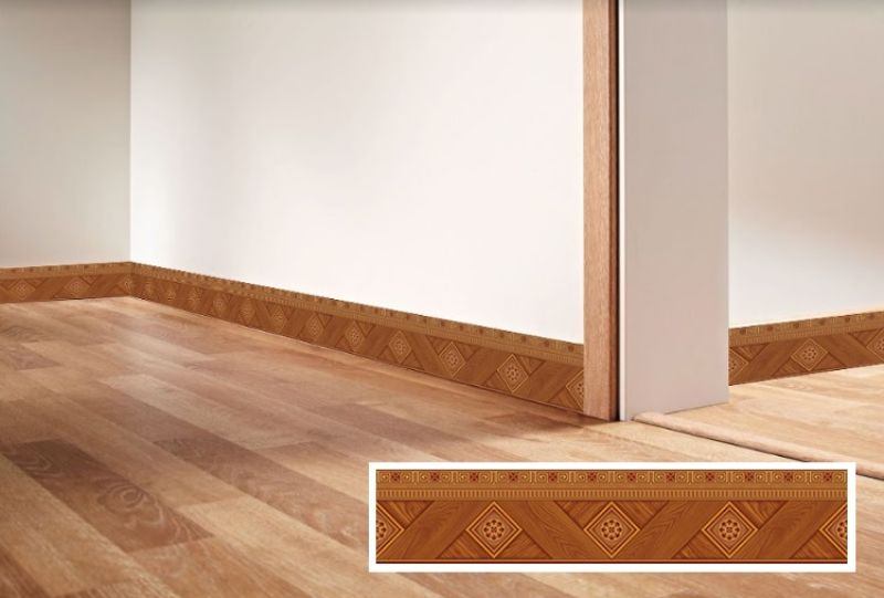 Sử dụng gạch viền ốp tường tăng thêm tính độc đáo cho phòng khách 