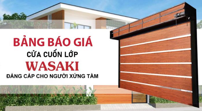 Bảng giá cửa cuốn Wasaki  