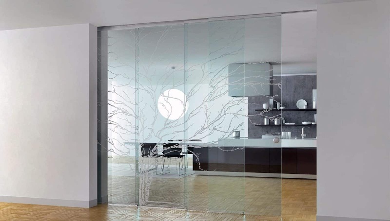 Những mẫu thiết kế cửa kính cường lực lùa đẹp