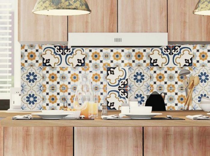 Không gian thường được ứng dụng gạch bông lát nền 20x20