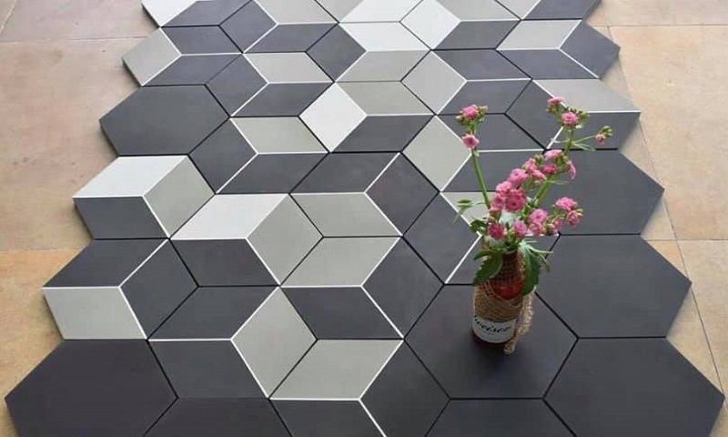 Báo giá gạch lục giác ốp tường