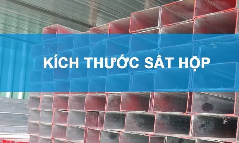 Kích thước sắt hộp