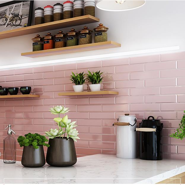 Một số loại gạch ốp chân tường thường được sử dụng 