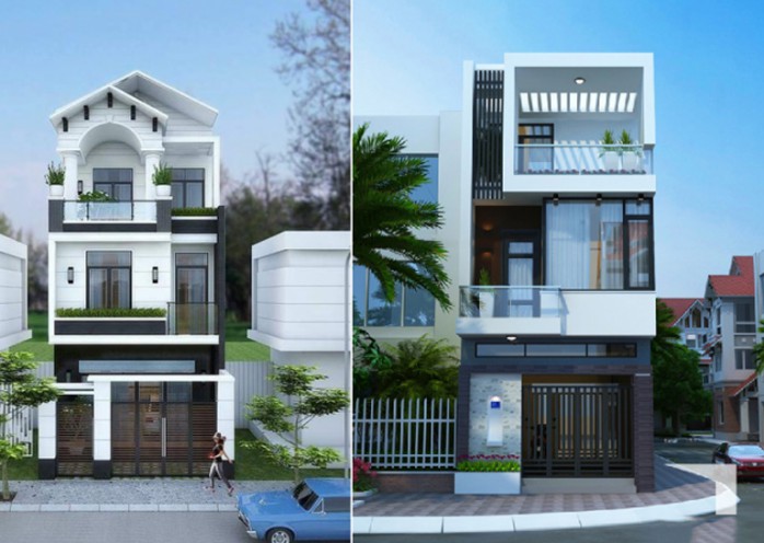 Mặt tiền nhà đẹp 