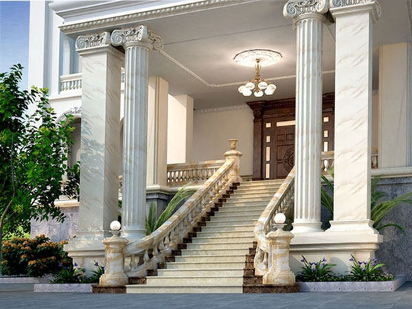 Cách chọn gạch ốp cột vuông phù hợp với từng loại hình kiến trúc