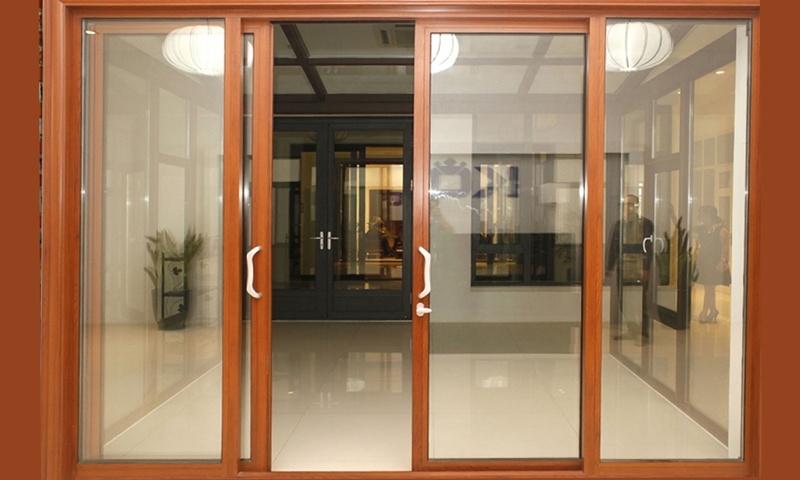 Cửa kính cường lực 4 cánh 