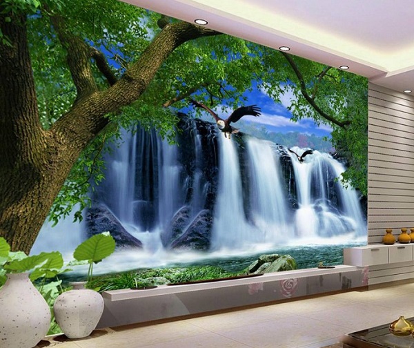 Giá tranh gạch 3D ốp tường phòng khách