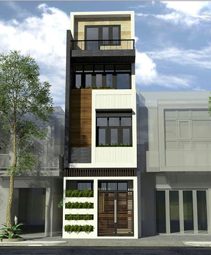 Mẫu nhà 3 tầng có chi phí tiết kiệm