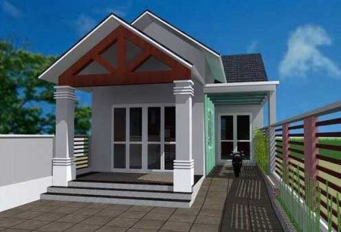 Mẫu nhà cấp 4 góc chữ L