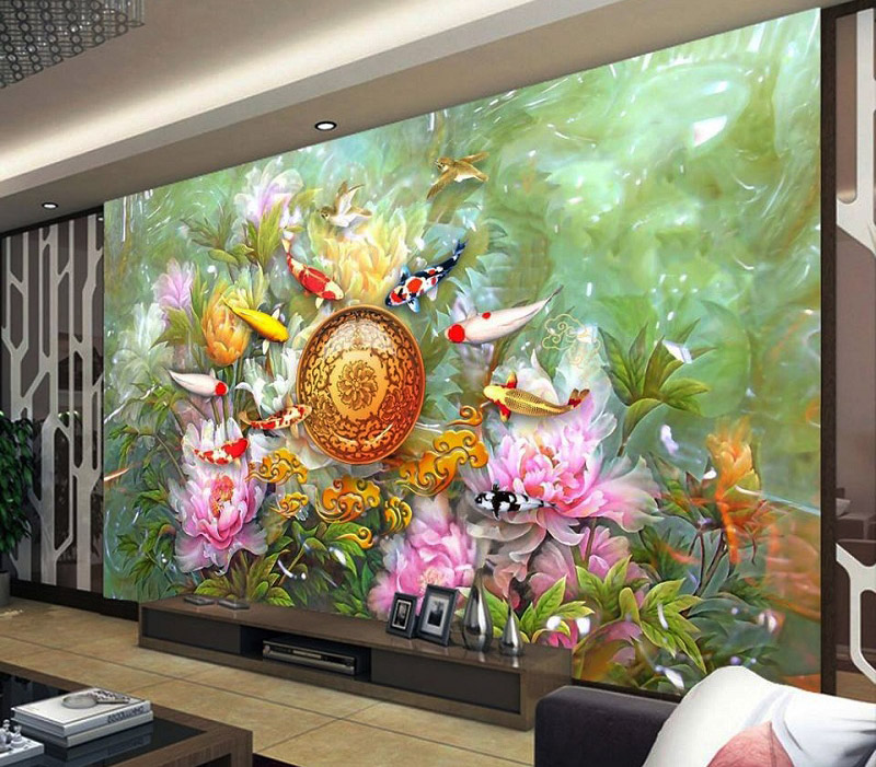 Báo giá tranh gạch 3D ốp tường phòng khách