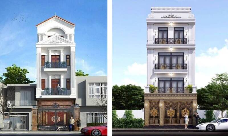 Báo giá chi phí xây nhà 4 tầng tại Long Thành, Đồng Nai