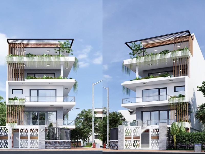 Báo giá chi phí xây nhà 1 trệt 3 lầu tại Long Điền, Bà Rịa Vũng Tàu chi tiết