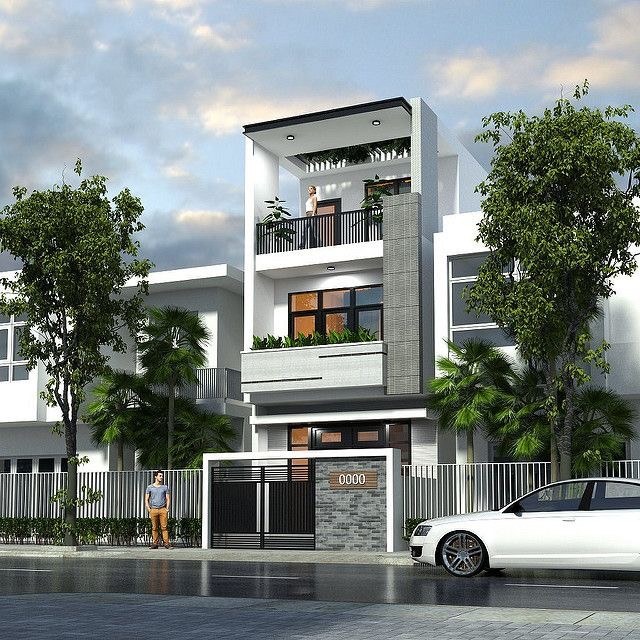 mẫu nhà 3 tầng có 4 phòng ngủ đẹp nhất