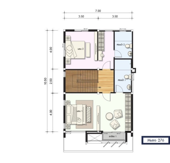 Bản vẽ mặt bằng tầng 3