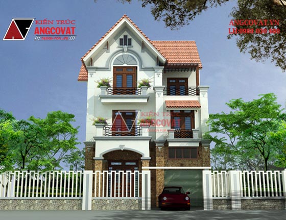 Hình ảnh căn nhà 3 tầng 90m2