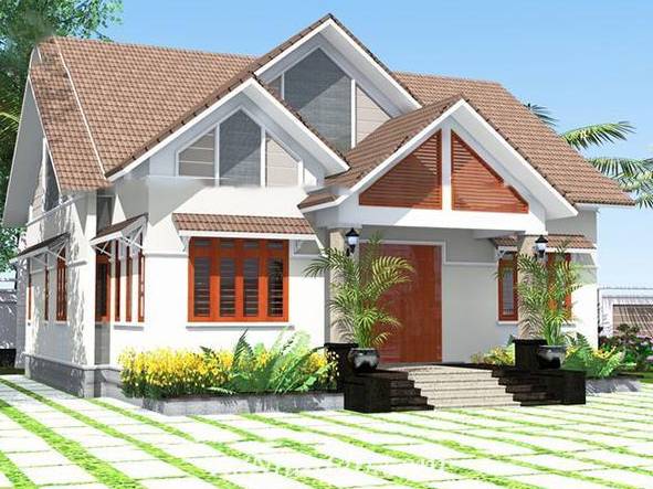 x Mẫu nhà 300 triệu mái thái