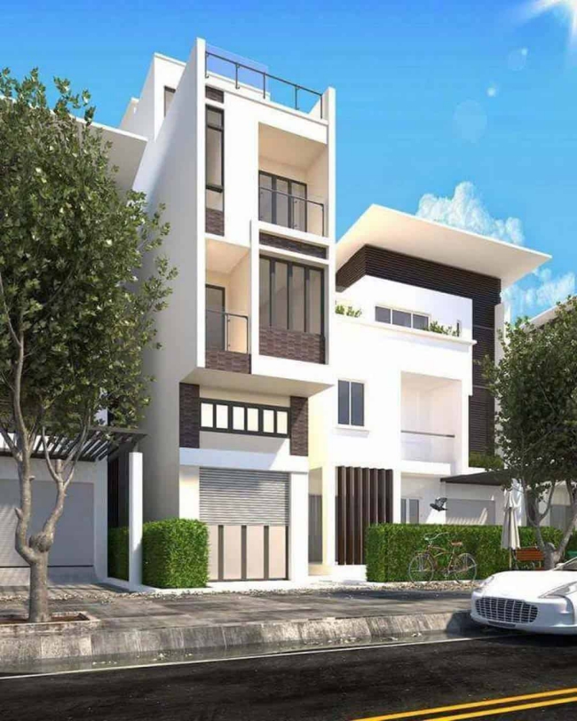 Thiết kế nhà 4 tầng diện tích 40m2 - Hình 3